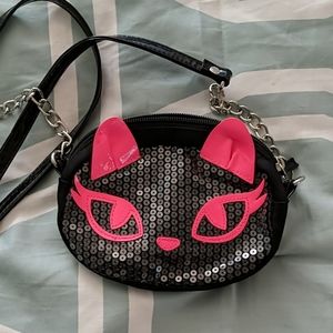 Pink & Black Disney Kitty Cat Purse (CP)